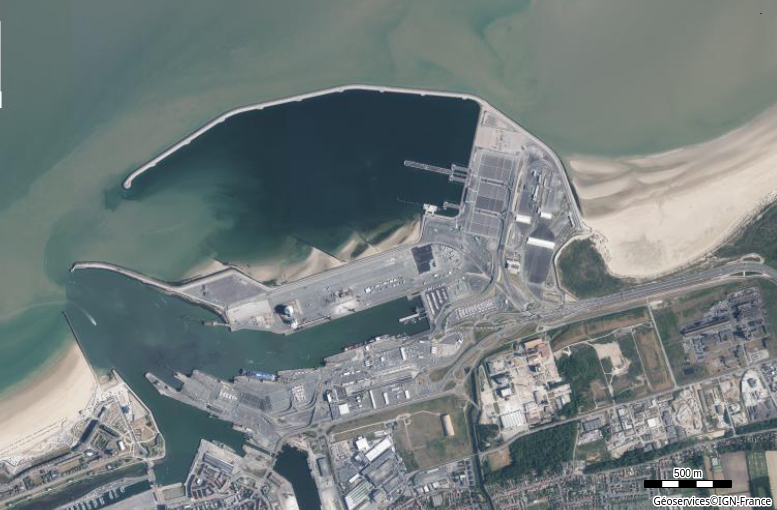 Le port de Calais en 2025