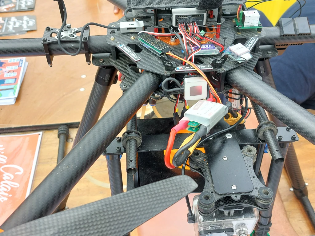 Le drone servant à stériliser les goélands