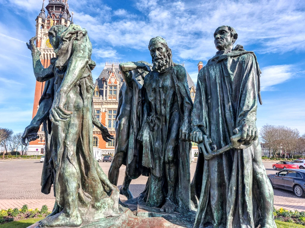 La statue des SIx Bourgeois de Calais